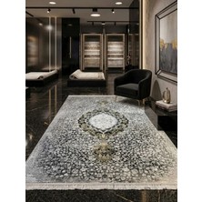 DMR Merinos Rodin 34672 093 Siyah Salon Halısı Oturma Halısı