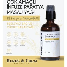 Herbs & Chem İnfüze Papatyalı Saç & Vücut Bakım Yağı