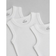 Agula 3'lü %100 Pamuk Bebek Body Atlet