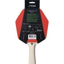 Stiga Stıga 1211-0906 Cybershape Masa Tenisi Raketi Raketler Siyah-Kırmızı