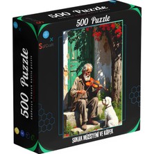 Soi Craft 500 Parça Puzzle Sokak Müzisyeni  Rustik Nostaljik #267