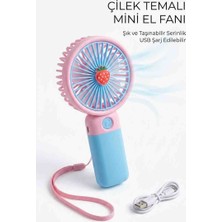 Segy Home Mini Meyve Serisi El Fanları Sessiz ve Taşınabilir / 3 Kademeli Turbo Üfleme