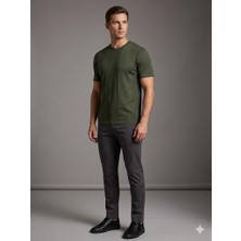 Centilmen Dior Bisiklet Yaka Kısa Kollu Dokulu Basic Triko T-Shirt 2517202