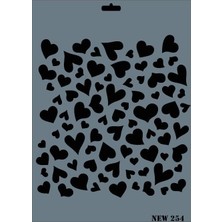 Luord-Store New Seri N-254 Stencil 35X25 cm