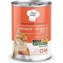 Odea Somonlu Balkabağı Ezmeli Kedi Yaş Maması, 400 G x 12 Adet