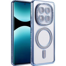 Xiaomi Redmi Note 15 4g Joke Simli Magneticsafe Kılıf - Mavi
