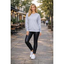 Buyolog Kadın Oversize Premium 3 Iplik Şardonlu Sweatshirt