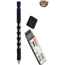 Glanart Başlangıç Üçgen Ergonomik Yapılı 2.0 mm Kalın Uçlu Uçlu Kalem Seti ( 1 Kalem + 1 Uç )