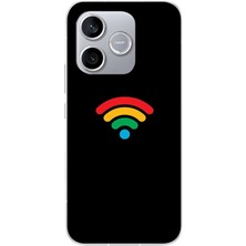 Le Balvo Honor 600 Lite Uyumlu Wifi Simgesi Baskılı Silikon Kılıf