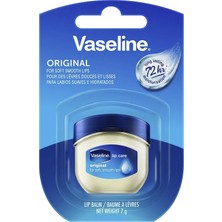 Vaseline 7gr Lip Balm Therapy Original Yumuşak Dudaklar İçin 72 Saat Nemlendirme Sağlar
