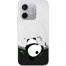 Le Balvo Honor 600 Lite Uyumlu Bambuya Çıkan Panda Baskılı Silikon Kılıf