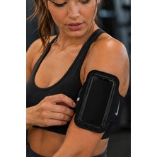 Nike Lean Arm Band Plus Dokunmatik Uyumlu Siyah Telefon Tutacağı