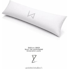La Mehser Boyun Bel Yastığı 15X50 cm Silikonize Elyaf Dolgulu