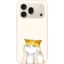Le Balvo Honor 600 Pro Uyumlu Sarı Kedi Yanakları Baskılı Silikon Kılıf