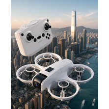 Ata Store Işıklı Mini Drone Çift Batarya ve Yedek Pervane Setli - Lisinya