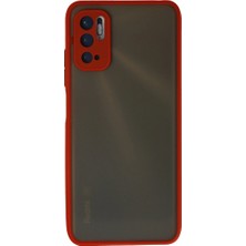 Xiaomi Redmi Note 10 5g Kılıf Montreal Silikon Kapak - Kırmızı