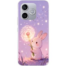 Le Balvo Honor 600 Lite Uyumlu Büyülü Tavşan Baskılı Silikon Kılıf