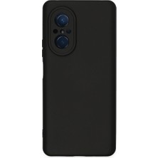 Huawei Nova 9 Se Kılıf Nano Içi Kadife Silikon - Siyah