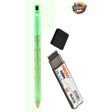 Glanart Başlangıç Üçgen Ergonomik Yapılı 2.0 mm Kalın Uçlu Uçlu Kalem Seti ( 1 Kalem + 1 Uç )