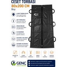 Genç Medikal Tela Atık Torbası 80×200CM (Cesettorbası) 5'li