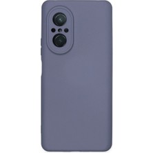 Huawei Nova 9 Se Kılıf Nano Içi Kadife Silikon - Gri