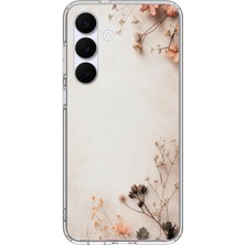 Le Balvo Samsung Galaxy S25 Fe Uyumlu Kuru Dallar Baskılı Silikon Kılıf