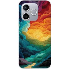 Le Balvo Honor 600 Lite Uyumlu Gün Doğumu ve Batımı Baskılı Silikon Kılıf