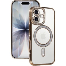 Apple Iphone 17 Joke Simli Magneticsafe Kılıf - Gold