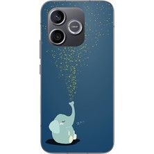 Le Balvo Honor 600 Uyumlu Uyuyan Fil Baskılı Silikon Kılıf