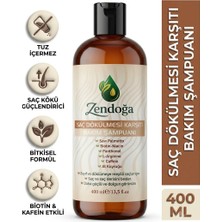 Yoğun Biotin & Kafein Kompleks Dökülme Karşıtı Şampuan - Doğal, Sülfatsız & Tuzsuz 400 ml