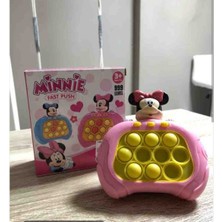 Toys Mickey Mouse Elektronik Popit, Işıklı Müzikli Popit, Pembe Popit