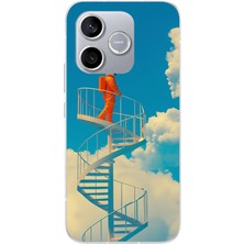 Le Balvo Honor 600 Lite Uyumlu Astronot Gökyüzü Baskılı Silikon Kılıf