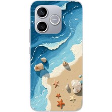 Le Balvo Honor 600 Lite Uyumlu Deniz Yıldızı Tatilde Baskılı Silikon Kılıf