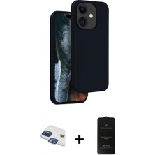 Pileli Store Pilelistore™ iPhone 11 Kılıf Kıvılcım Çizgi Serisi - Siyah 6d Antistatik Mat Seramik Hayalet Nano Ekran Koruyucu + Pers Alüminyum Kamera Lens - Lt