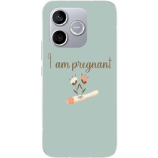 Le Balvo Honor 600 Lite Uyumlu I'm Pregnant Baskılı Silikon Kılıf