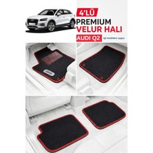 ECARTEKS Premium Quality Car Accessories Audı Q2 Modellere Uyumlu Premium Velur Halı Paspas Takımı - Özel Topuk Destekli