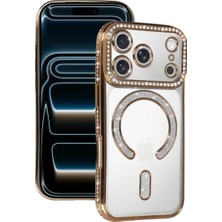Apple Iphone 17 Pro Joke Simli Magneticsafe Kılıf - Gold