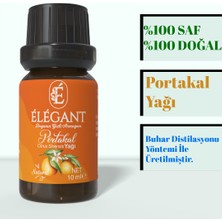 Elegant Portakal Yağı 10 ml - %100 Saf, %100 Doğal – Aromaterapi Için Buhar Distilasyonu