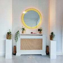 Bemonte Home Delamour Petek Kaplama, [100 Cm] Petek Kapama, Kalorifer Kaplaması, Petek Önü Dresuar