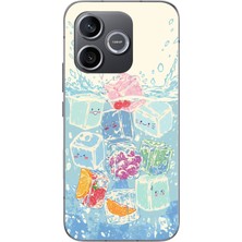 Le Balvo Honor 600 Uyumlu Kare Buzlar Baskılı Silikon Kılıf