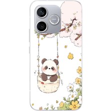 Le Balvo Honor 600 Lite Uyumlu Sallanan Panda Baskılı Silikon Kılıf