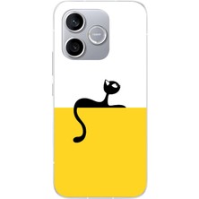 Le Balvo Honor 600 Lite Uyumlu Dişi Kedi Baskılı Silikon Kılıf