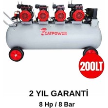 CATPOWER-1202- 200LT Yağsız 8hp Kompresör