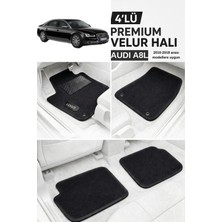 ECARTEKS Premium Quality Car Accessories Audı A8 2010-2017 Arası Modellere Uyumlu Premium Velur Halı Paspas Takımı - Özel Topuk Destekli