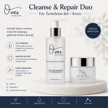 O'ves Skincare Cleanse & Repair Duo  1 Adet O’ves Skincare Daily Balancing Cleanser 200 ml + 1 Adet O’ves Skincare Daily Repair Cream 50 ml