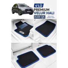 ECARTEKS Premium Quality Car Accessories Audı Q5 2018 Sonrası Modellere Uyumlu Premium Velur Halı Paspas Takımı - Özel Topuk Destekli
