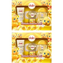 Dalin Bebek Bakım Seti 4 Parça Kutulu Yenidoğan x 2 Set