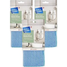 Flink & Sauber Mikrofiber Banyo Temizlik Bezi, Tekli 3\'lü