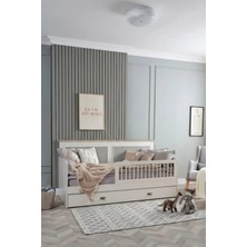 Palmera Odessa Montessori Bebek/çocuk Karyolası 100X200 Ay Taşı – Zarif & Güvenli Tasarım Yavru Karyola Dahil