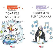 Can Yayınları Domates Saçlı Kız ve Penguenler Flüt Çalamaz (Sevim Ak)